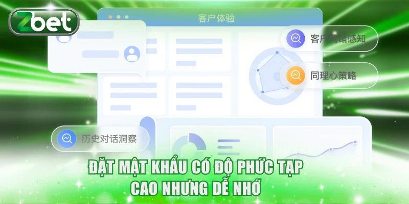 Quên mật khẩu ZBET 3 Đặt mật khẩu có độ phức tạp cao nhưng dễ nhớ